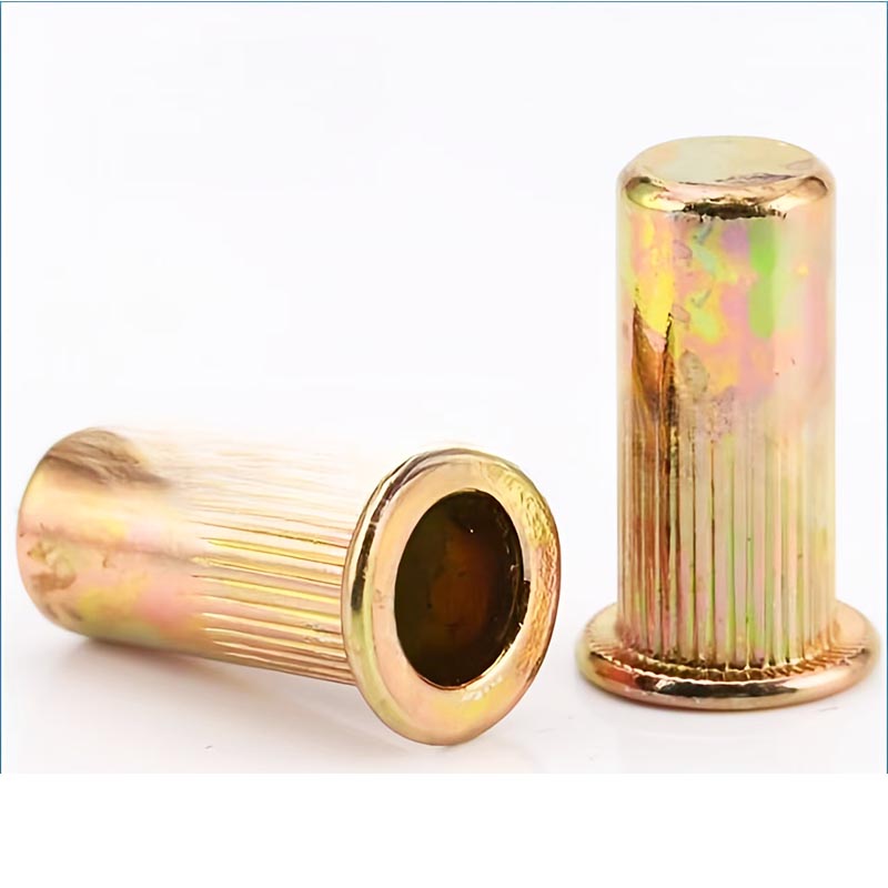 平头竖条纹盲孔铆螺母