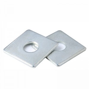 High Strength Blue and White Galvanized DIN436 Square Washers