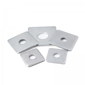 High Strength Blue and White Galvanized DIN436 Square Washers