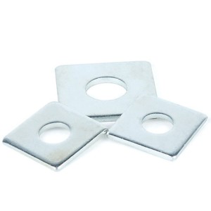 High Strength Blue and White Galvanized DIN436 Square Washers