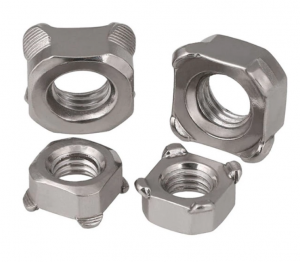 스테인레스 스틸 A2-70 A4-80 SS201 SS304 SS316 DIN928 Square Weld Nuts