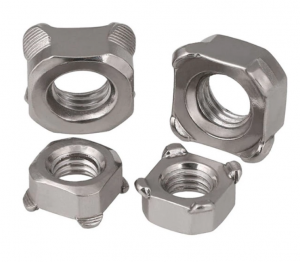 Stainless Steel A2-70 A4-80 SS201 SS304 SS316 DIN928 Square Weld Nuts