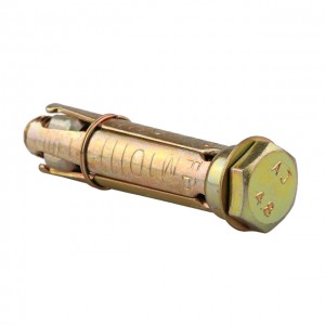 Three or four pieces of gecko expansion bolts color zinc plated gecko expansion screws