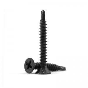 Black Phosphate Black Oxide Countersunk DIN968 Flat Head Drill Screw Self-drillng Screws