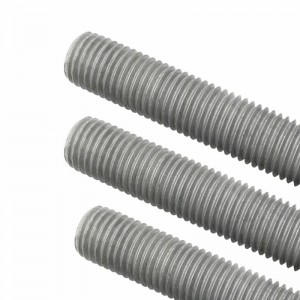 Hot dip galvanized lead screw Full thread threaded screw Galvanized brace for photovoltaic purposes