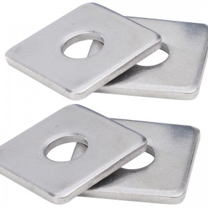 High Strength A2-70 A4-80 SS201 SS304 SS316 Stainless Steel DIN436 Square Washers