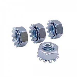 High Strength Grade 4.8 8.8 10.9 12 Blue white zinc plating K Nuts