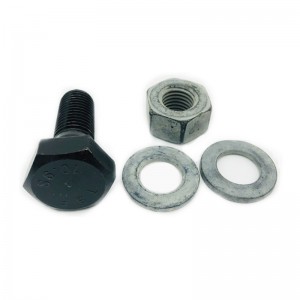 Steel structure bolts 8.8 10.9 12.9 high-strength hex bolts Heavy bolts