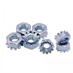 High Strength Grade 4.8 8.8 10.9 12 Blue white zinc plating K Nuts