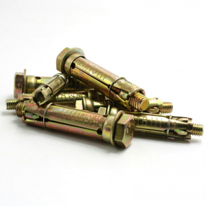 Three or four pieces of gecko expansion bolts color zinc plated gecko expansion screws