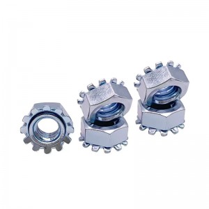 High Strength Grade 4.8 8.8 10.9 12 Blue white zinc plating K Nuts