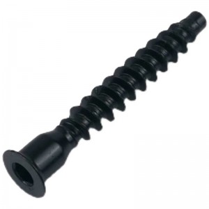 Black hexagon socket wood tooth screw countersunk hexagon socket roller coaster screw