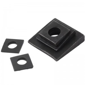 High Strength Black oxide DIN434 Square inclined washer