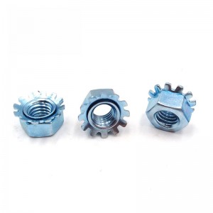High Strength Grade 4.8 8.8 10.9 12 Blue white zinc plating K Nuts