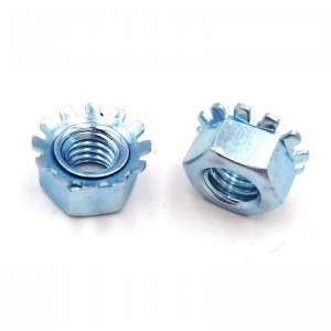 High Strength Grade 4.8 8.8 10.9 12 Blue white zinc plating K Nuts
