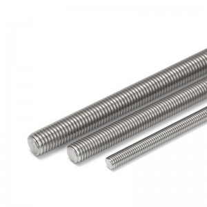 304 stainless steel tooth bar Full thread rod DIN975 high strength Trapezoidal screw