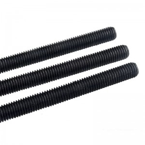 Grade 8.8 High Strength Black Lead Screw Carbon Steel Galvanized Tooth Bar DIN975 threaded rod