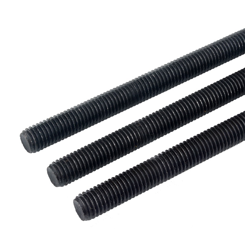 Black Oxide High Strength Steel Grade 4.8 8.8 10.9 12.9 DIN975 DIN976 Threaded Rods