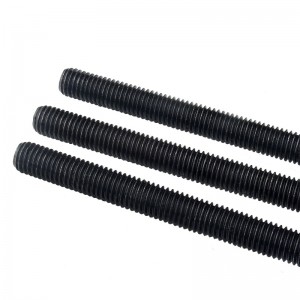 Grade 8.8 High Strength Black Lead Screw Carbon Steel Galvanized Tooth Bar DIN975 threaded rod