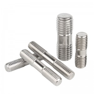 Fastener supplier 304 stainless steel stud high strength Galvanized Full thread stud