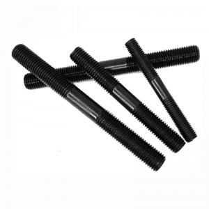 High strength stud bolt carbon steel blackened Full thread stud