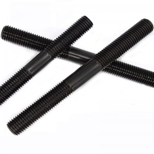 High strength stud bolt carbon steel blackened Full thread stud