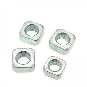 High Strength Grade 4 8 10 12 Steel Galvanized Blue White Zinc Plated DIN577 Square Nuts