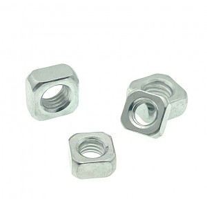 High Strength Grade 4 8 10 12 Steel Galvanized Blue White Zinc Plated DIN577 Square Nuts