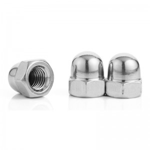 High Strength Grade 4 8 10 12 Steel Galvanized Blue White Zinc Plated DIN1587 Cap Nuts