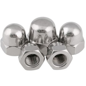 Stainless Steel A2-70 A4-80 SS201 SS304 SS316 DIN1587 Cap Nuts