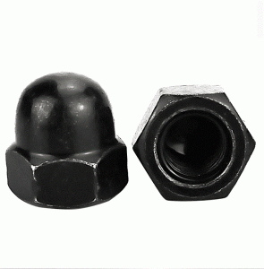 Παξιμάδια με καπάκι βαθμού υψηλής αντοχής 4 8 10 12 Steel Black Oxide DIN1587