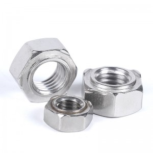 DIN929 Stainless Steel Carbon Steel High Strength Hex Weld Nut