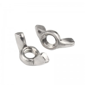 Stainless Steel A2-70 A4-80 SS201 SS304 SS316 DIN315 Butterfly Wing Nuts