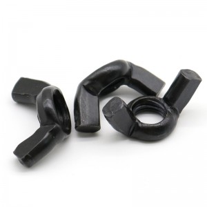 High Strength Grade 4 8 10 12 Steel Black Oxide DIN315 Butterfly Wing Nuts