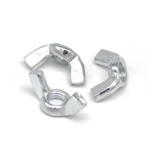 High Strength Grade 4 8 10 12 Steel Galvanized Blue White Zinc Plated DIN315 Butterfly Wing Nuts