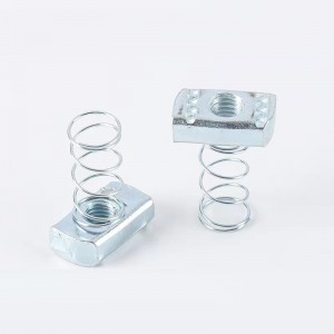 High Strength Grade 4 8 10 12 Steel Galvanized Blue White Zinc Plated Spring Channel Nuts