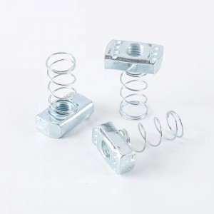 High Strength Grade 4 8 10 12 Steel Galvanized Blue White Zinc Plated Spring Channel Nuts