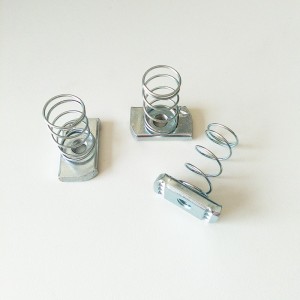 High Strength Grade 4 8 10 12 Steel Galvanized Blue White Zinc Plated Spring Channel Nuts