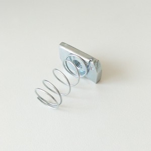 High Strength Grade 4 8 10 12 Steel Galvanized Blue White Zinc Plated Spring Channel Nuts