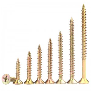 Phosphating color zinc external hexagonal drilling tail tapping screw DIN18182 Drywall nail