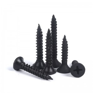 High strength dry wall nail M3.5 black grey countersunk head wood screw Self-tapping screw