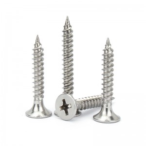 304 stainless steel cross dry wall nail Cup head socket bolt self-tapping screw