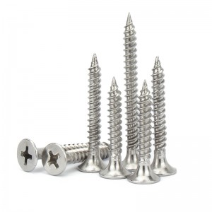 304 stainless steel cross dry wall nail Cup head socket bolt self-tapping screw