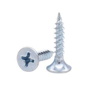 Cross flat head wall plate screw countersunk head self-tapping screw galvanization dry wall screw