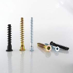 Countersunk hexagon socket head tapping screws Yellow zinc plating  Wood screws