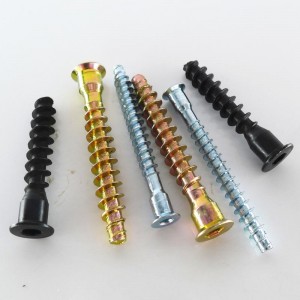 Countersunk hexagon socket head tapping screws Yellow zinc plating  Wood screws