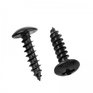 Cross large Pan head screw DIN968 high strength round head  Flat tapping screw with gasket