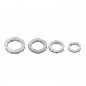 DIN25201 double-stack self-locking washer carbon steel Dacromet lock washer