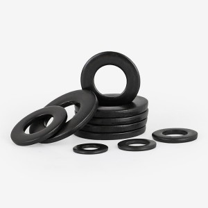 ブラックグレード8.8高強度フラットクッションDIN125炭素鋼フラットワッシャー