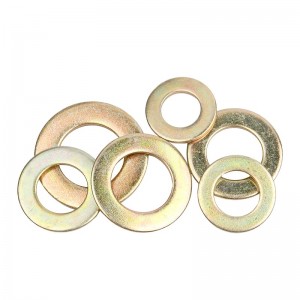 Carbon steel flat gasket metal gasket Galvanized enlarged and thickened gasket